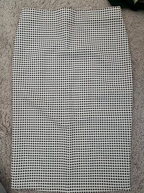 Black and White Pencil Skirt